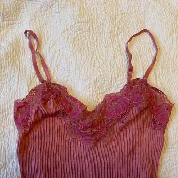 Mauve Lacy Camisole - Picture 2 of 2